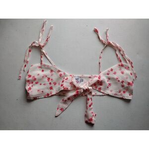Princess Polly white cherry‎ blossom top size 6